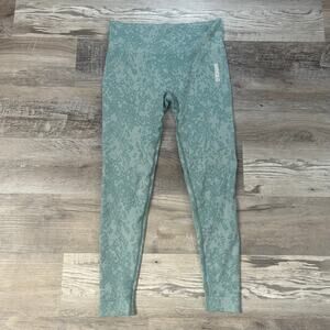 Gymshark Flex Seamless Leggings Bluw Camo Print High Rise XS/Small